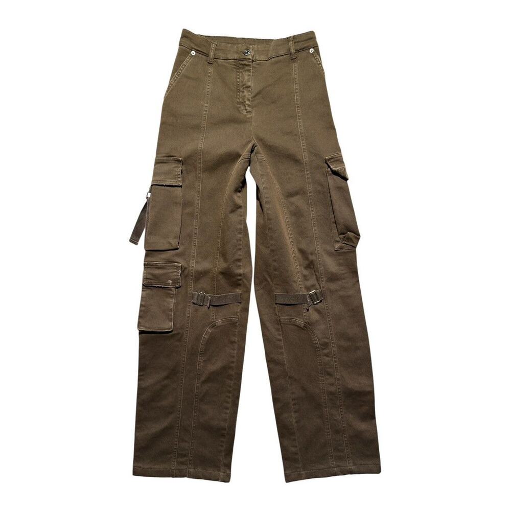 Strap cargo baggy pant